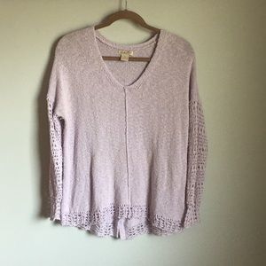 Lucky Brand Lavender Knit Top